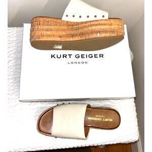 Kurt Geiger Bone Sandal Size 6 with Box